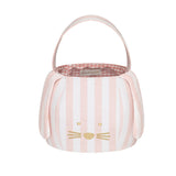 Stripy Bunny Basket Bag