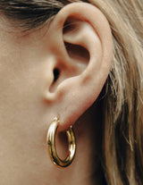 Gold Classic Hoop Earrings