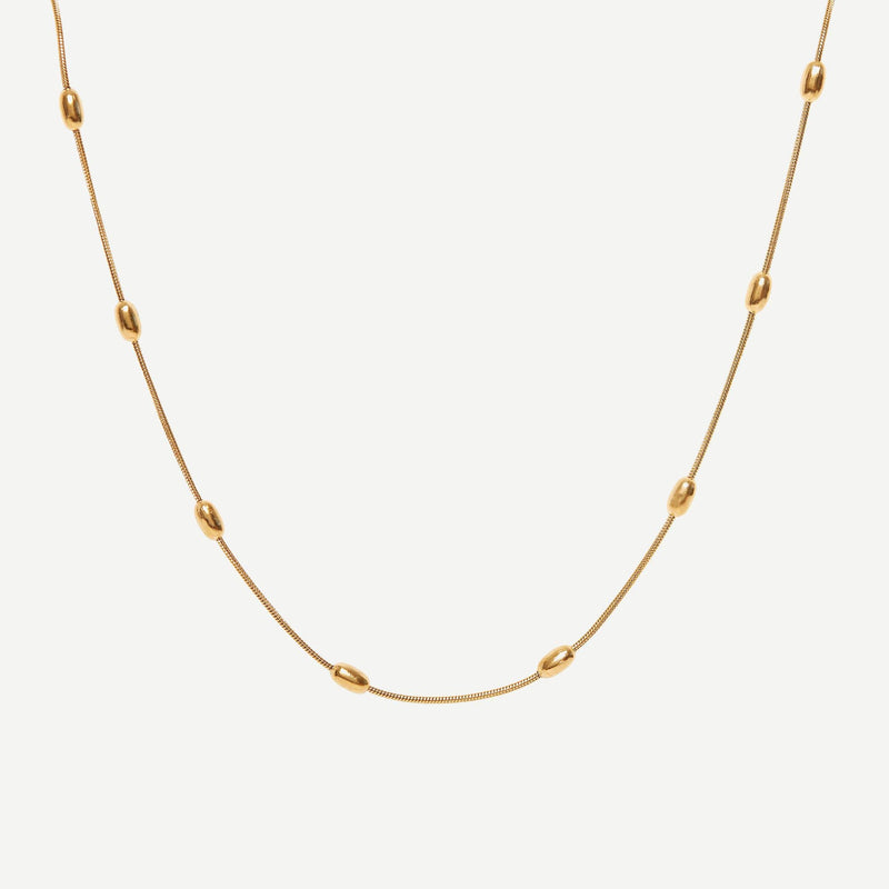 Knot Waterproof Gold Chain Necklace