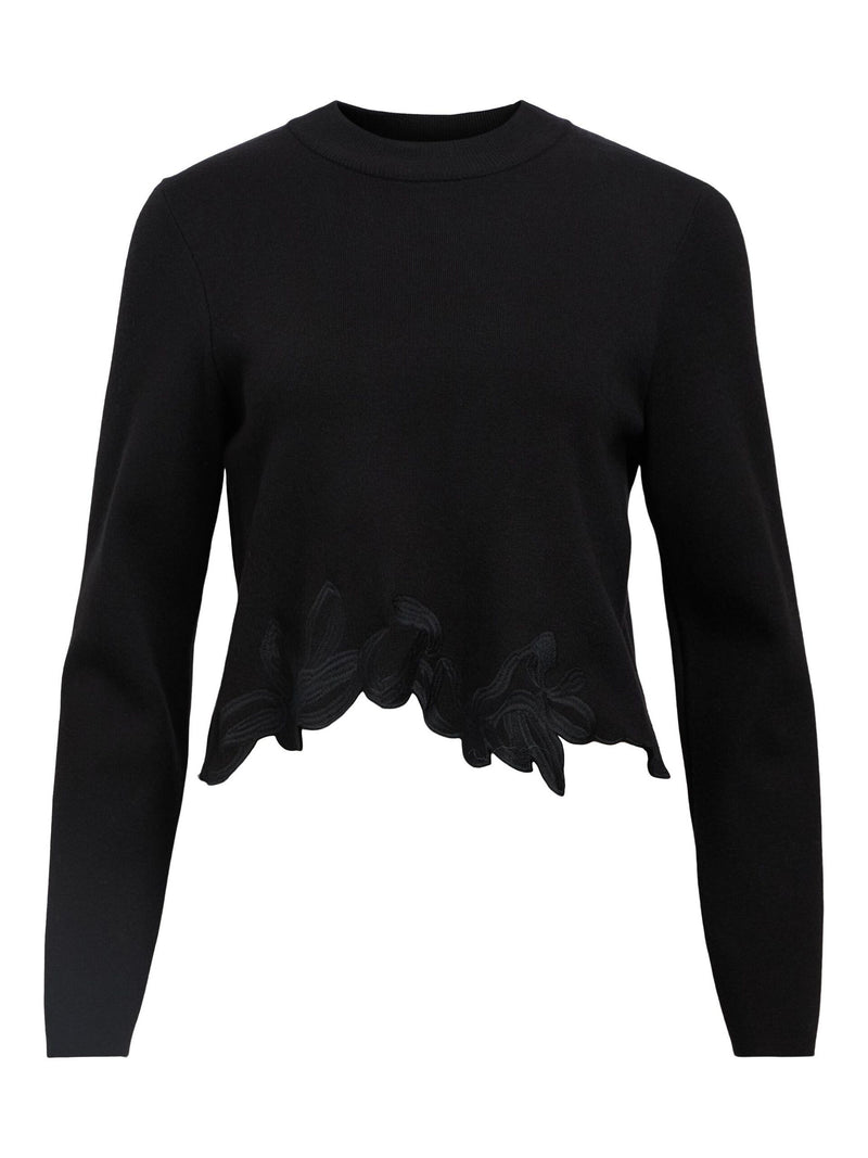 Black Knitted Pullover