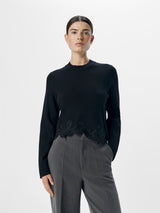 Black Knitted Pullover