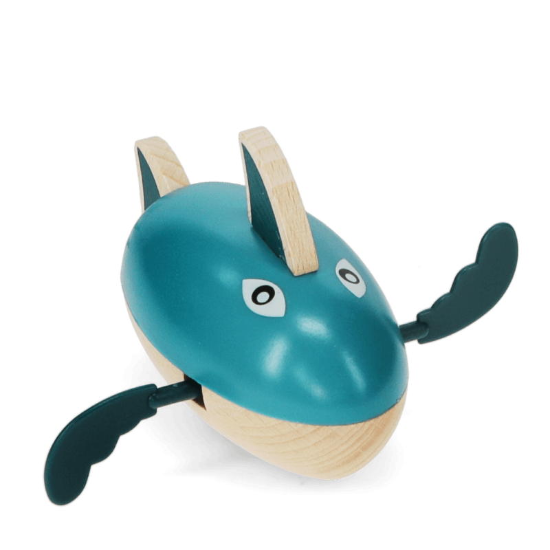 Wooden Wind-Up Bath Toy - Shark