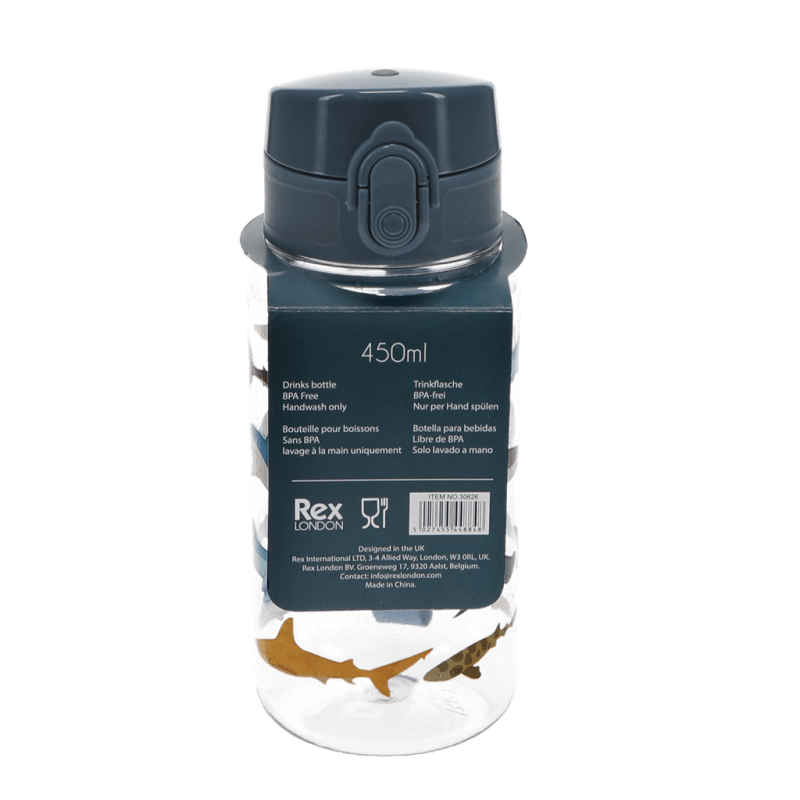 Kids Water Bottle 450ml - Sharks