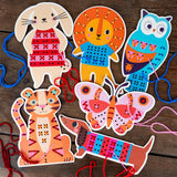 Learn to Sew Wooden Hand Stitch Set - Lion