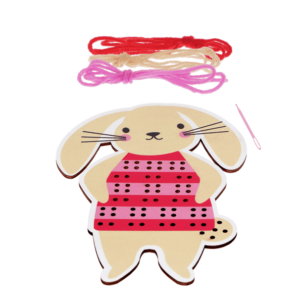 Learn to Sew Wooden Hand Stitch Set - Bunny