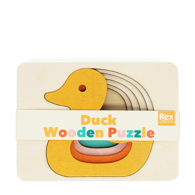 Wooden Layered Puzzle - Duck