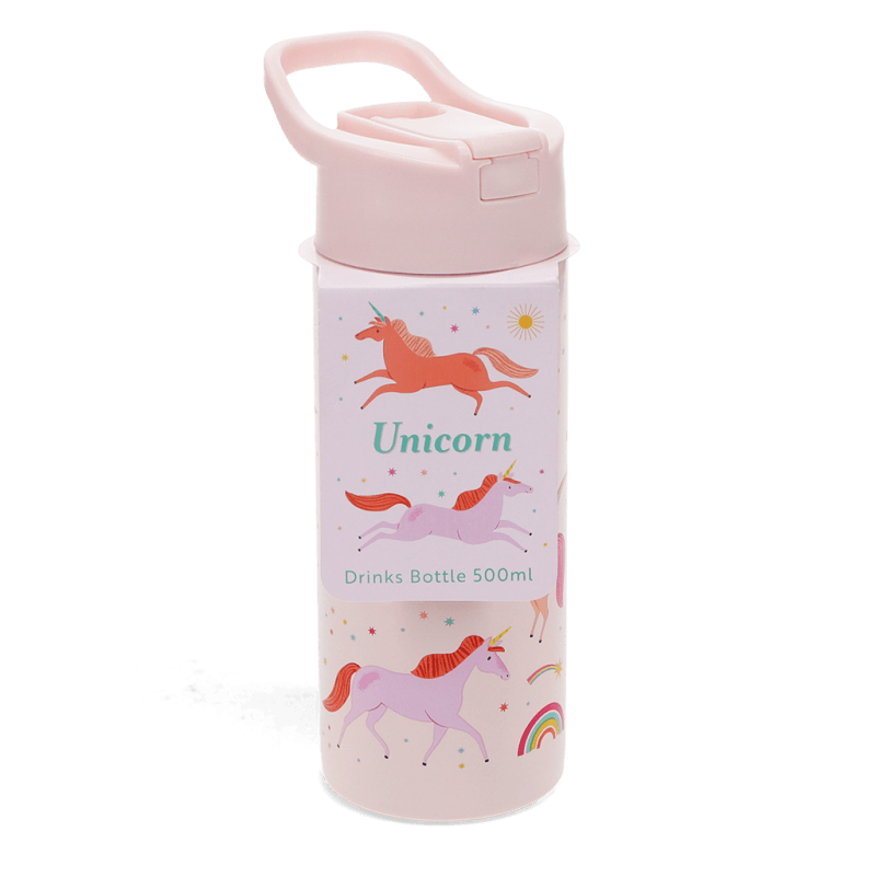 Stainless Steel Kids Water Bottle 500ml - Unicorn