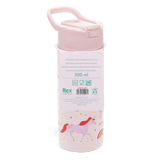 Stainless Steel Kids Water Bottle 500ml - Unicorn