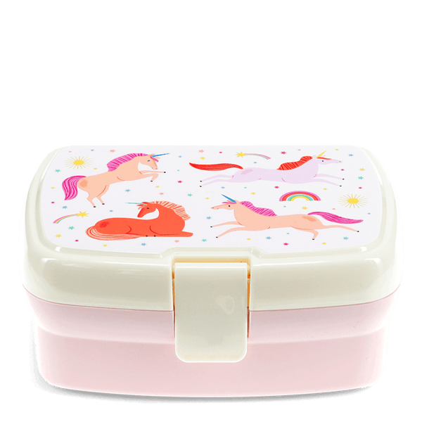 Lunch Box with Tray - Unicorn