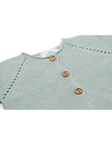 Newborn Knit Cardi & Footed Leggings Set - Mint