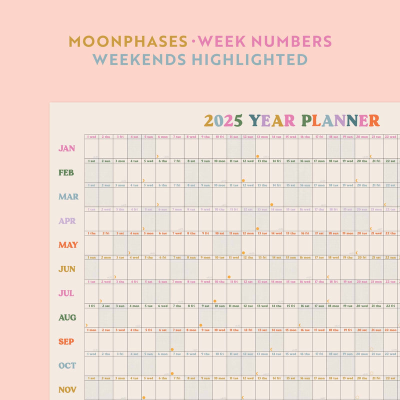 2025 A1 Year Wall Planner - This is the Year