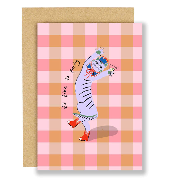 It's Time to Party - Birthday Card