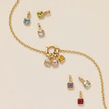 Chain Charm Necklace - Gold