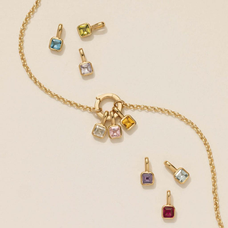 Chain Charm Necklace - Gold