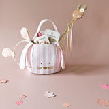 Stripy Bunny Basket Bag