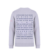 Adults - Lilac Live Kind Mantra Sweatshirt