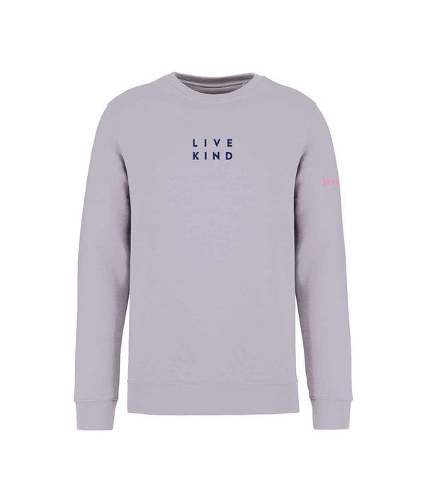 Adults - Lilac Live Kind Mantra Sweatshirt