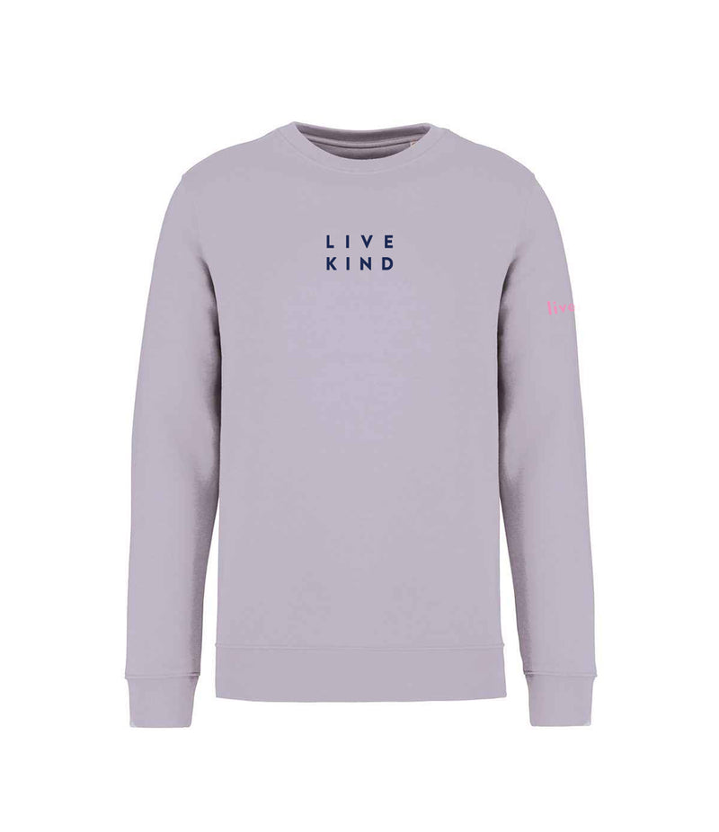 Adults - Lilac Live Kind Mantra Sweatshirt