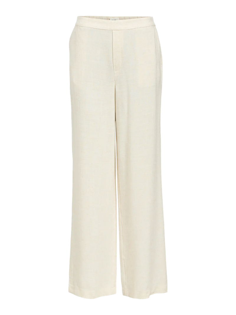 Linen Wide Leg Trousers