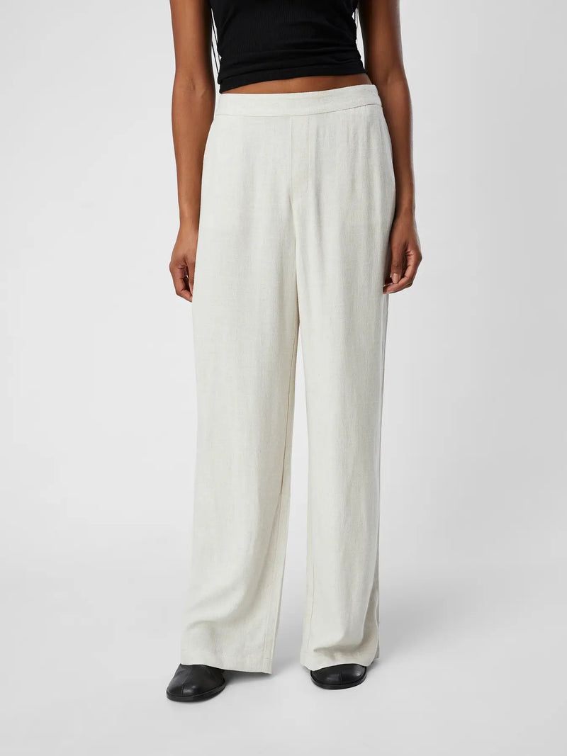 Linen Wide Leg Trousers