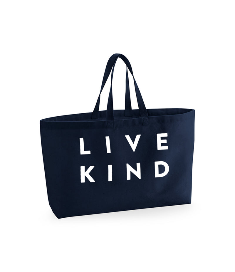 Live Kind Oversized Canvas Bag