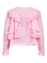 Pink Frosting Frill Collared Shirt