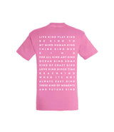 Kids - Live Kind Mantra Pink T Shirt