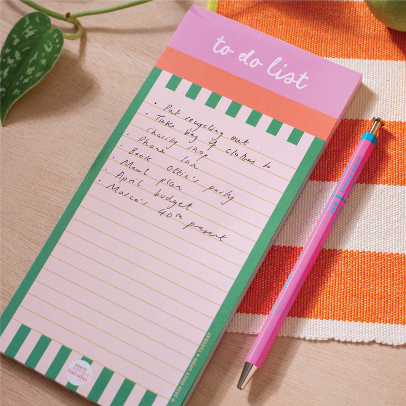 To Do List Pad - Cabana Stripe