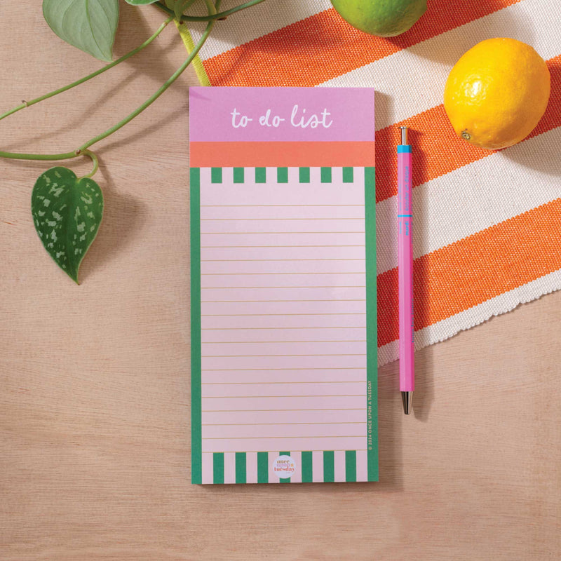 To Do List Pad - Cabana Stripe