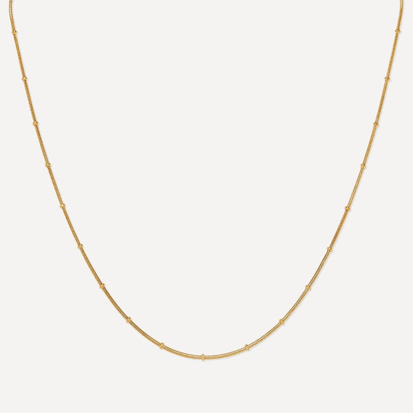 Oyster Waterproof Gold Chain Necklace