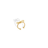 Gold Bow Adjustable Ring