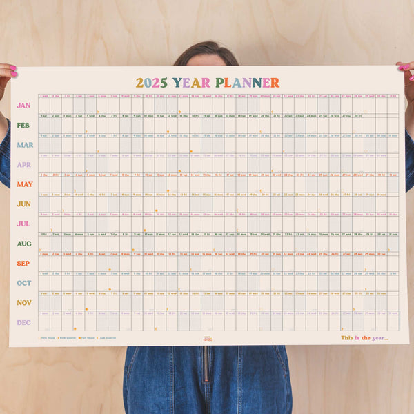 2025 A1 Year Wall Planner - This is the Year