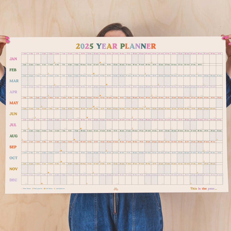 2025 A1 Year Wall Planner - This is the Year