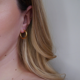 Shearwater Waterproof Gold Hoop Earrings (Small)