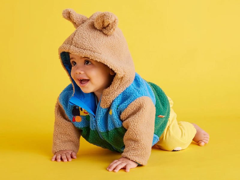 Kid's Sherpa Jacket - Rainbow Express