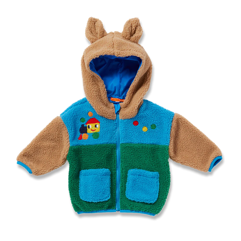 Kid's Sherpa Jacket - Rainbow Express