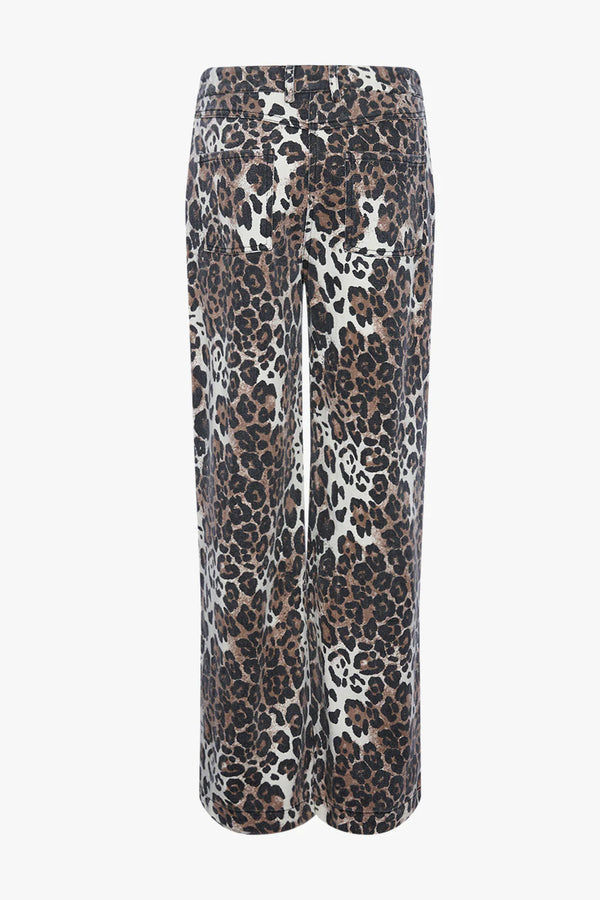 Stormy Leopard Print Jeans